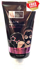 Máscara despegable negra Global Beauty Care terapia facial 5 oz con colágeno