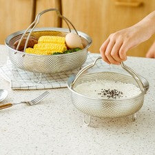 Acero inoxidable para vapor con cesta ancha para cocinar eficientemente