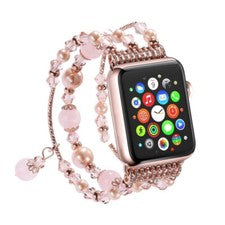 Pulsera Perla Mujer Correa para Apple Watch 11 10 9 8 7 6 SE 40/44/41/45/42/46mm