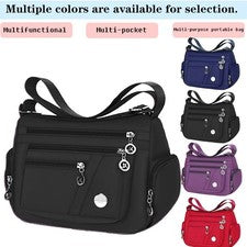 Bolso de mano estilo neutro de tela de nailon para damas Oxford con correa para el hombro bandolera