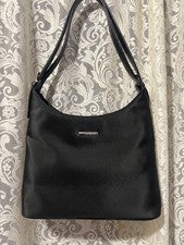 Saint Clair - Bolso de Hombro Negro Minimalista con Correas Dobles Ajustables - NUEVO