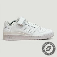UK 9 - Adidas Forum Low Hombre - Triple Blanco (FY7755)