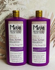 Paquete de 2 champú curativo Maui Moisture para cabello seco y dañado 25,4 oz