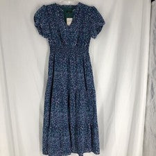 MODA Para Mujer Vestido Estilo Boho Floral Suelto Talla Pequeña
