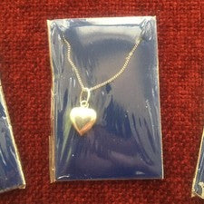 Cadena de plata esterlina 925 Love Heart en cuello largo de 18"