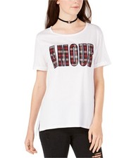 Camiseta para mujer Carbon Copy Amour adornada