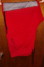 Body Corps: Rojo con Negro Estilo Jogger Pantalones y Sudadera con Capucha Conjunto Talla Para Hombres 3XL