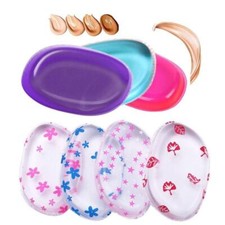 Gel de Silicona Maquillaje Puff Blender Base Belleza Cosmética Aplicación Herramienta