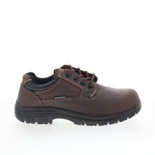 Avenger Foreman Oxford Puntera Compuesta Hombres Marrón Ancho Zapatos de Trabajo y Seguridad