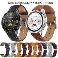 Correa de cuero de 22 mm para Huawei GT 4 46 mm Ultimate Buds Watch 4 GT 4 3 2 Pro Band