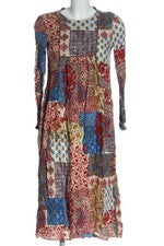 Vestidos midi Zara Trafaluc rojo talla 34