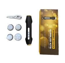 Pluma de burbujas de oxígeno CO2 portátil masajeador facial cuidado de la piel kit de máquina de belleza NUEVO