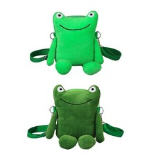 Bolso de hombro mujer rana felpa mini bolso bandolera con