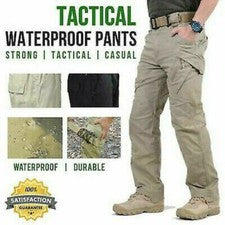 Pantalones impermeables tácticos Soldier para hombre pantalones informales de carga combate senderismo al aire libre