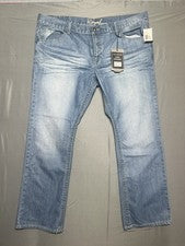 Pantalones de mezclilla rectos ajustados de diseñador de moda Royal Premium para hombre W44 L32 Houston