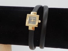 Auténtico Reloj Pandora Petit IPG Dorado Damas Correa Negra 812026BK