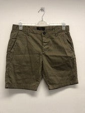JACK & JONES PANTALONES CORTOS ESTILO CHINO MARRÓN PARA HOMBRE TALLA 11 NUEVOS CON ETIQUETAS 8471