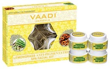 Kit facial spa antipigmentación hierba de limón Vaadi Herbals 270 g