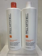 Champú y acondicionador diario Paul Mitchell Color Protect litro dúo 33,8 oz
