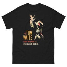 Camiseta Tom Waits | Camiseta Gráfica Estilo Vintage | Camisa Icono Música Retro