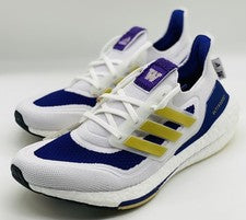 Adidas Ultraboost 21 Washington Huskies Blanco Púrpura Dorado GX7967 NCAA Pack UDub