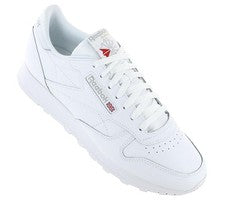 Zapatillas unisex Reebok Classic Leather nuevas talla:42 cuero blanco ocio deporte