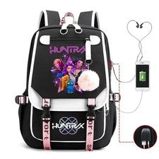Mochila escolar unisex estilo callejero Kpop informal impermeable niña niño