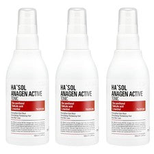 HA'SOL Anagen Active Tonic Cuidado de la Pérdida del Cabello Tratamiento del Cuero Cabelludo 100 ml 3 piezas
