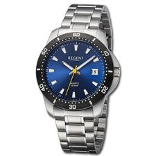Regent Reloj Hombre Analógico Correa Metal Plata URBA753