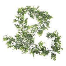 Colgante decorativo de ratán eucalipto elegante de simulación de 1 pieza para decoración de paredes del hogar