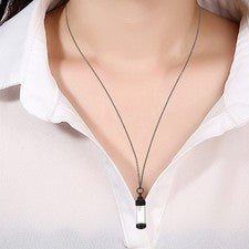 Collar 1 pieza conmemorativo único delicado botella de perfume colgante urna collar