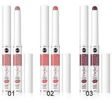 Lápiz labial Bell PERFECT Long Lasting Mat acabado mate en intenso 3 tonos 162