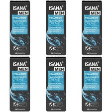 6 x 75 ml | Isana Men Hyaluron Power Crema Hidratante 24h
