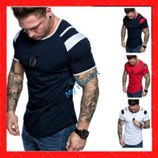 Camiseta De Manga Corta De Algodón Para Hombres Moda Casual Verano Elegante Lujo