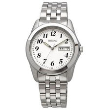 Reloj para hombre Seiko Selection SCXC009 esfera blanca cuarzo día-fecha - au...