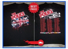 Camiseta The Police Band 2007 2008 Concierto Gira Mundial Doble Cara