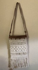 Bolso Bandolera INC International Concepts Macrame Nuevo con Etiquetas Estilo Boho