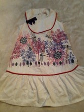 Divina Providencia Damen Kleid Weiß A Linie Grösse 38 R3782