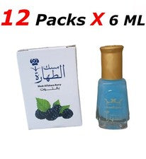 12 paquetes de almizcle de bayas Al Tahara para mujer perfume puro aceite de almizcle 12 paquetes X6 ml