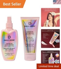 Set de cuidado del cabello: acondicionador profundo y sin enjuague para brillo sin frizz