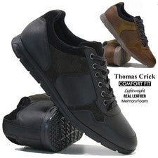 ZAPATOS DEPORTIVOS INFORMALES DE TRABAJO CÓMODOS PARA CAMINAR ESPUMA VISCOELÁSTICA DE CUERO PARA HOMBRES TALLA DE ENTREN