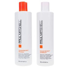 Champú diario Paul Mitchell Colorcare Color Protect 16,9 oz y acondicionador 16,9