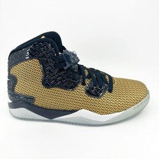 Tenis Jordan Spike Forty Gold Leaf blancas medianoche azul marino para hombre 819952 706
