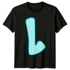 Camiseta con Gráfico Letra Inicial Alfabeto Hombre Mujer Camiseta Estilo Unisex