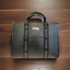Bolso de hombro negro con logotipo de GUESS Bolso de mano Cartera Bolso de mano para mujer Moda Diseñador Nuevo con etiq