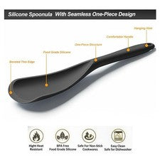 Cuchara espátula de silicona para cocina profesional 29 cm resistente al calor hasta 600F
