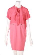 ATOS LOMBARDINI dress Silk Lacing I 44 = D 38 coral NEW#4001