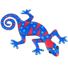 Decoración del Hogar Hierro Gecko Colgante Arte de Pared Adorno Decorativo Gecko Accesorio