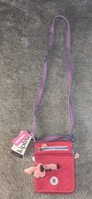 $69 Kipling Mujer Nuevo Bolso Bandolera Eldorado Rojo/Berry Blitz, Nuevo Con Etiquetas