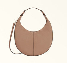 Furla - Bolso Hobo Pequeño Miastella - Gris - WB00873-1257S-1-007-BG-B - NUEVO CON ETIQUETAS - $498